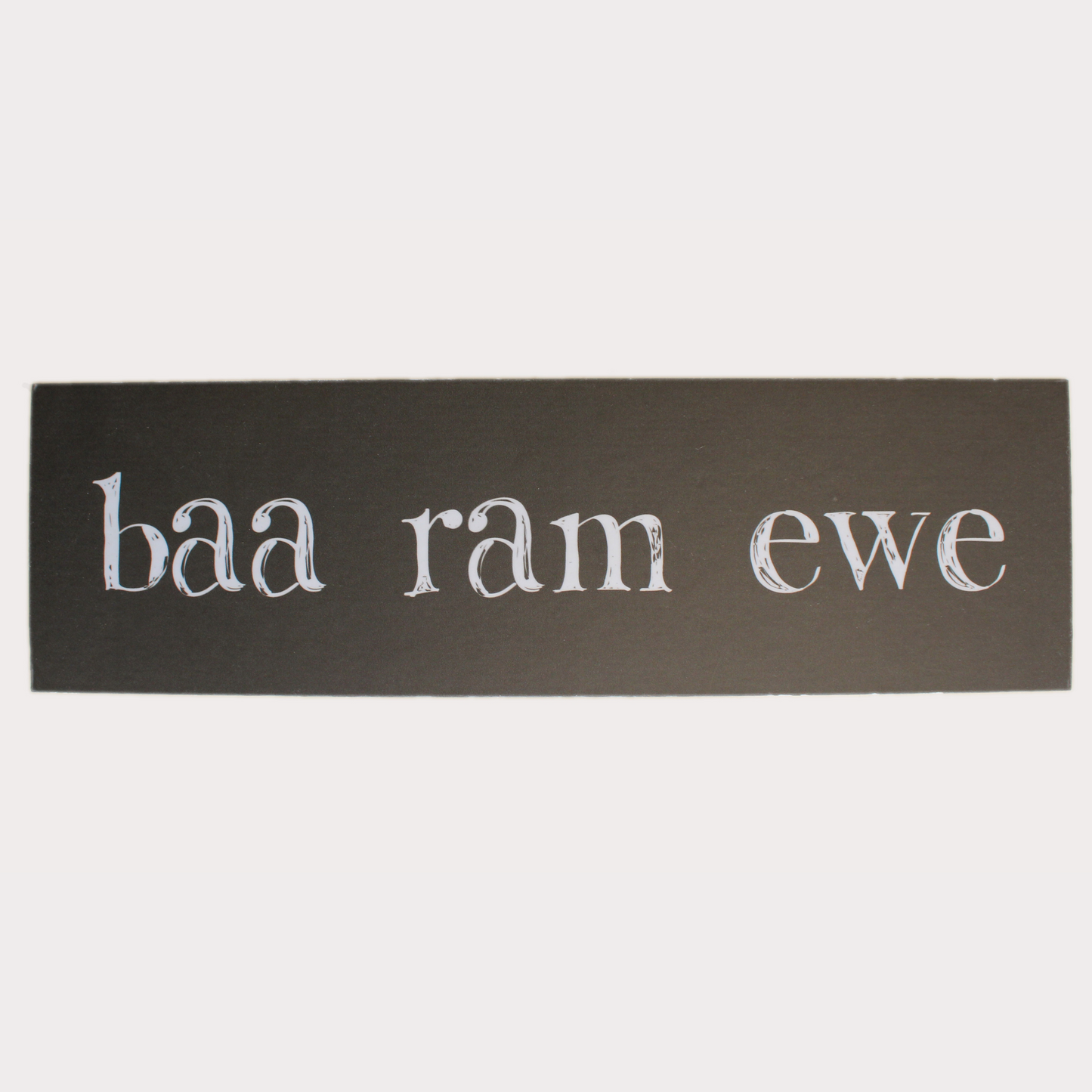 POS- Baa Ram Ewe Sign