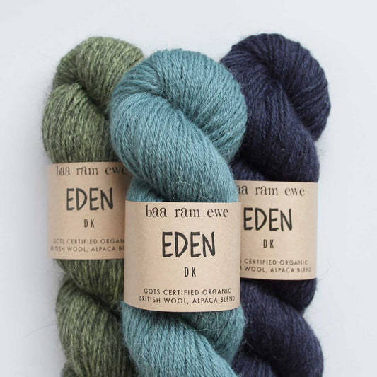 Eden DK: 70% Organic British Wool, 30% Alpaca