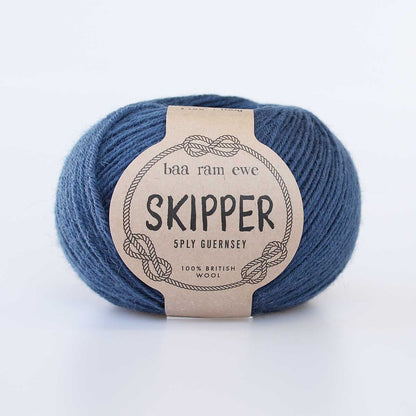 Skipper 5ply Guernsey: 100% British Hand Knitting Wool 100g Ball