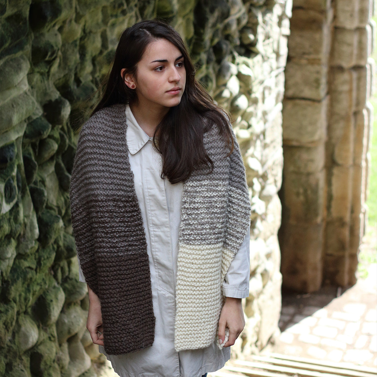The Dovestone Natural Aran Collection Knitting Book
