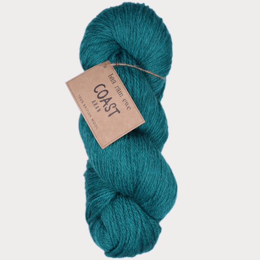 Coast Aran Pack of 5: 100% British Hand Knitting Wool 200g Hank