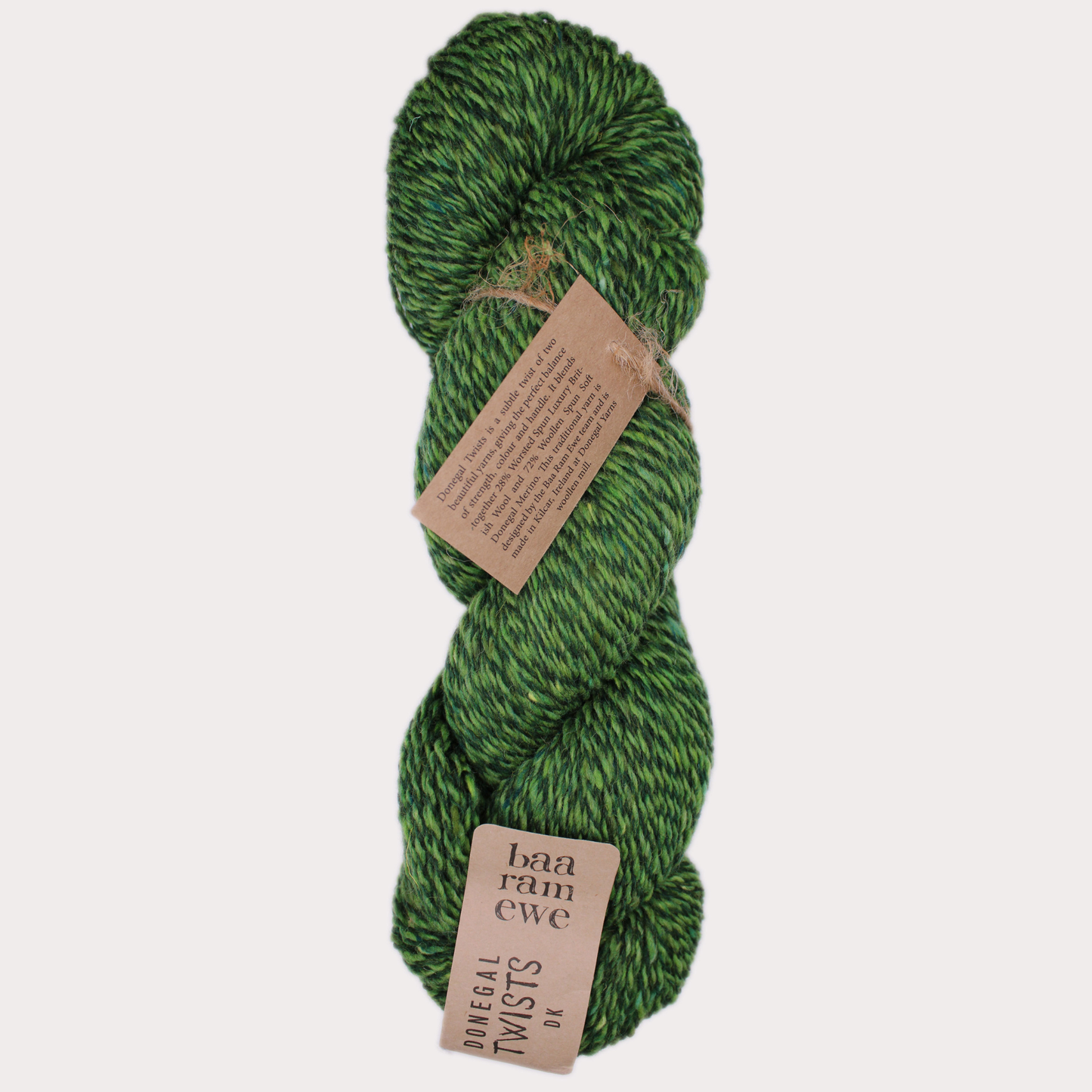 Donegal Twists Pack of 5: 28% Luxury British Wool, 72% Soft Donegal Merino Hand Knitting Wool 100g Hank