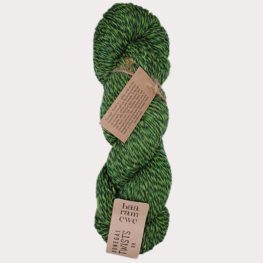 Donegal Twists Pack of 5: 28% Luxury British Wool, 72% Soft Donegal Merino Hand Knitting Wool 100g Hank