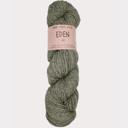 Eden DK: 70% Organic British Hand Knitting Wool, 30% Alpaca 100g Hank