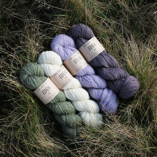 Eden DK: 70% Organic British Hand Knitting Wool, 30% Alpaca 100g Hank
