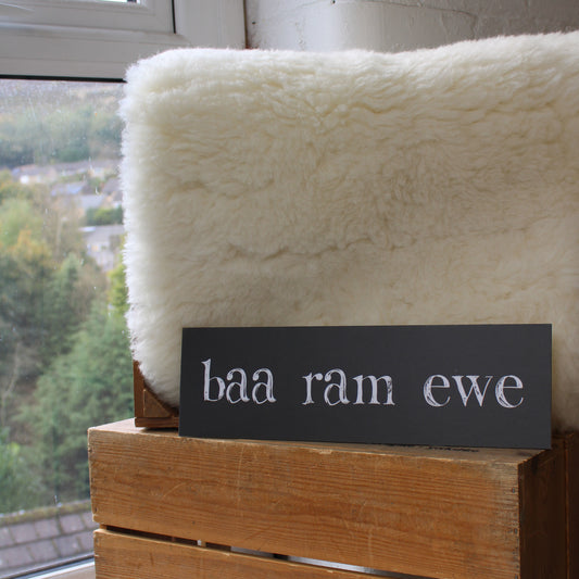 POS- Baa Ram Ewe Sign