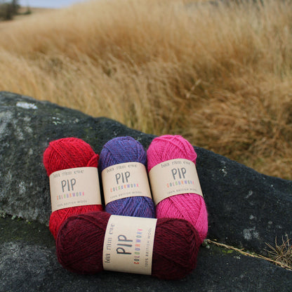 Pip Colourwork 4ply: 100% British Hand Knitting Wool 25g Ball