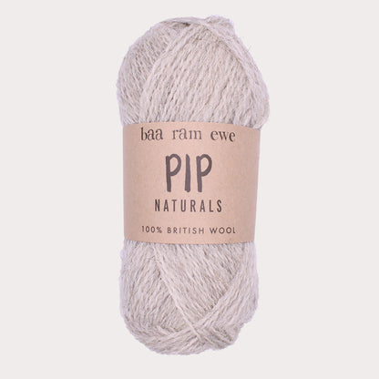 Pip Naturals (Undyed) 4ply Pack Of 10: 100% British Hand Knitting Wool 25g Ball
