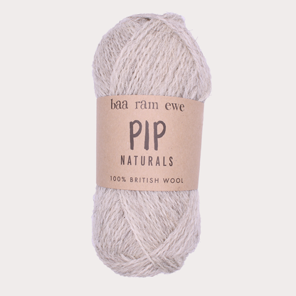 Pip Naturals (Undyed) 4ply: 100% British Hand Knitting Wool 25g Ball