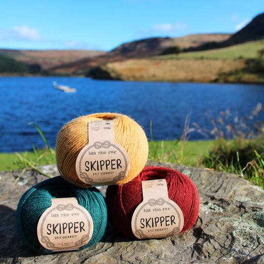 Skipper 5ply Guernsey: 100% British Hand Knitting Wool 100g Ball