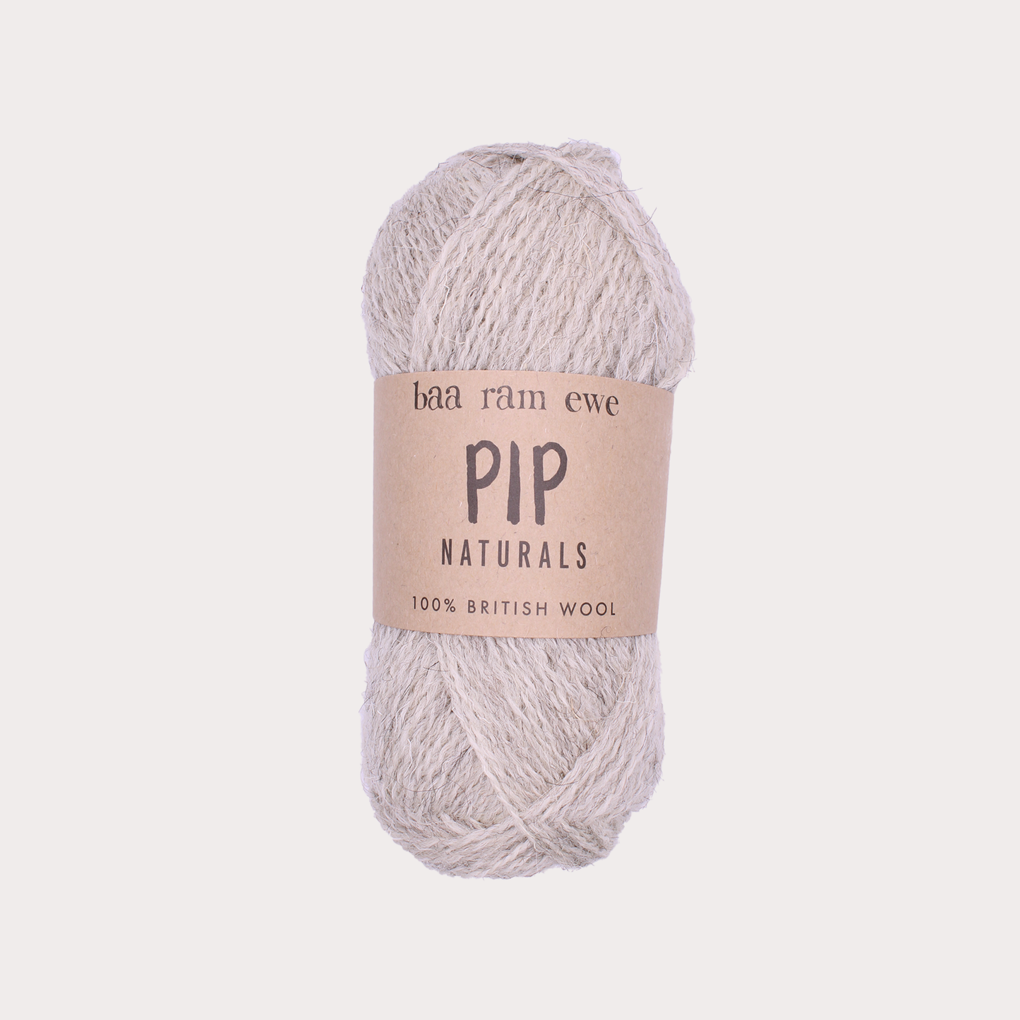 Pip Naturals (Undyed) 4ply Pack Of 10: 100% British Hand Knitting Wool 25g Ball