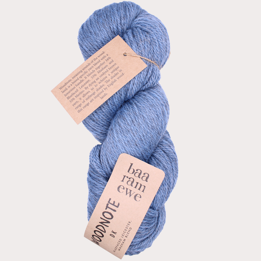 Woodnote DK Pack Of 5: 34% Bluefaced Leicester, 33% Masham, 33% Merino Hand Knitting Wool 100g Hank