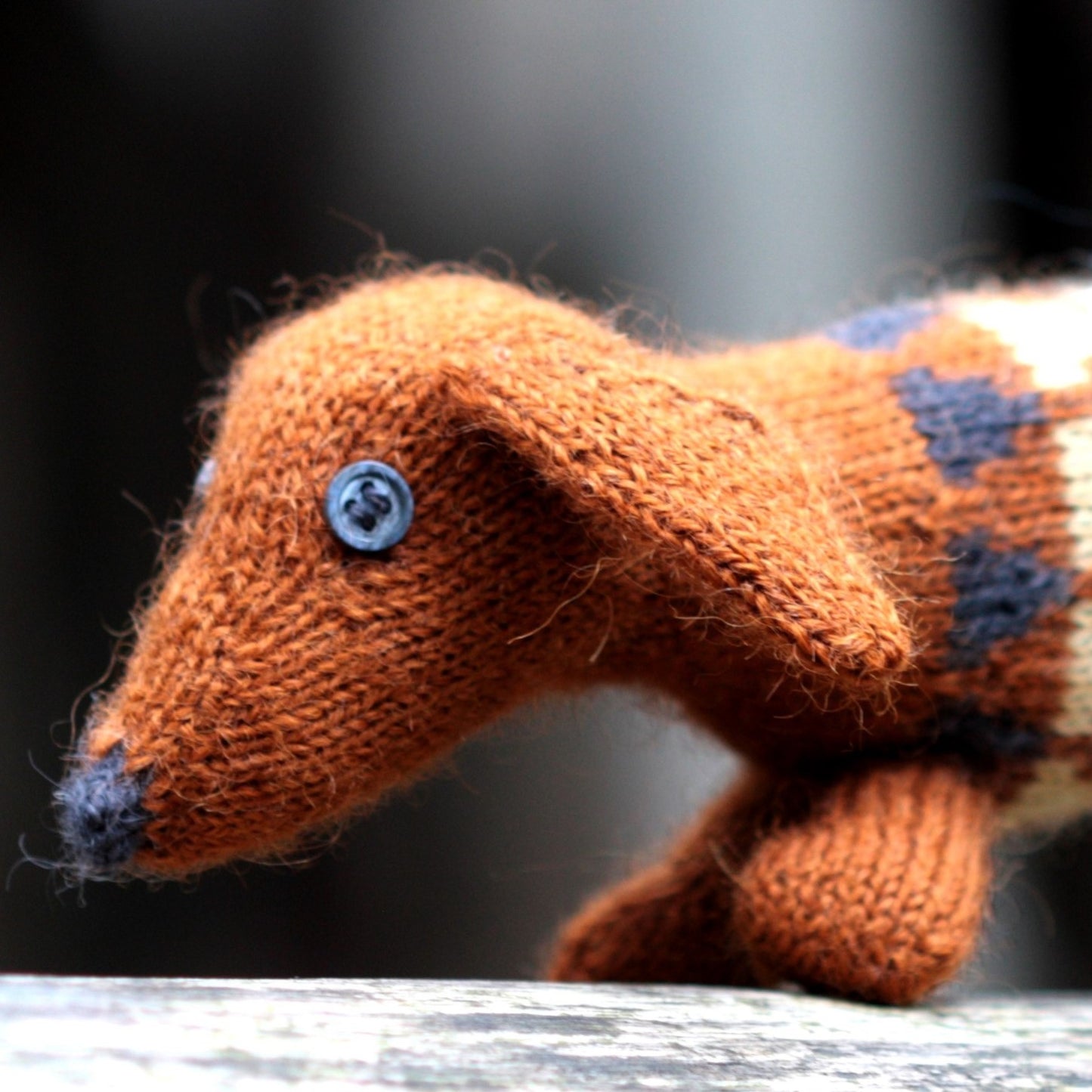 Dashing Dachshund Knitted Dog Pattern