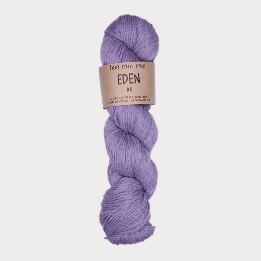 Eden DK: 70% Organic British Hand Knitting Wool, 30% Alpaca 100g Hank