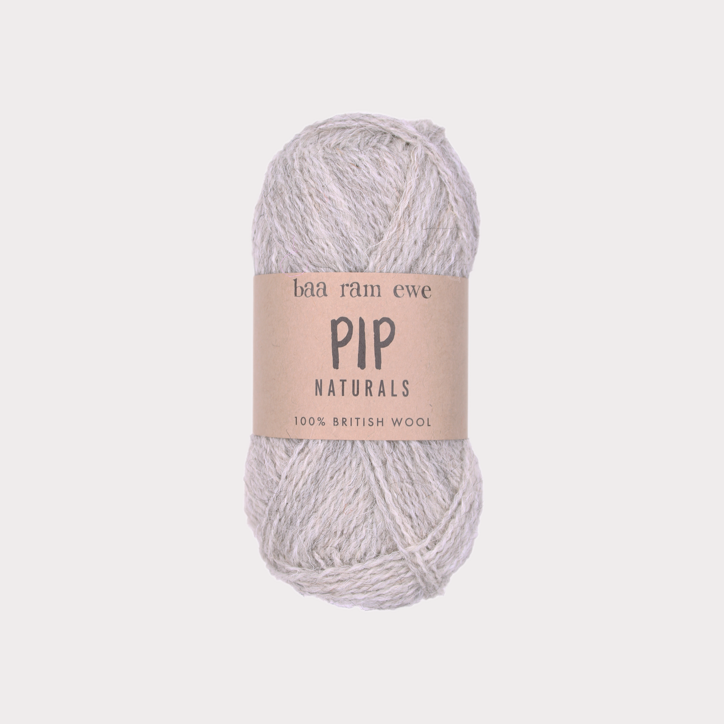 Pip Naturals (Undyed) 4ply: 100% British Hand Knitting Wool 25g Ball